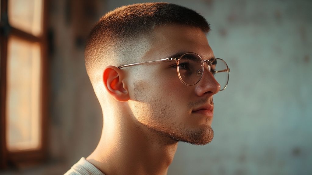Quelles coupes courtes valorisent le port de lunettes chez l’homme